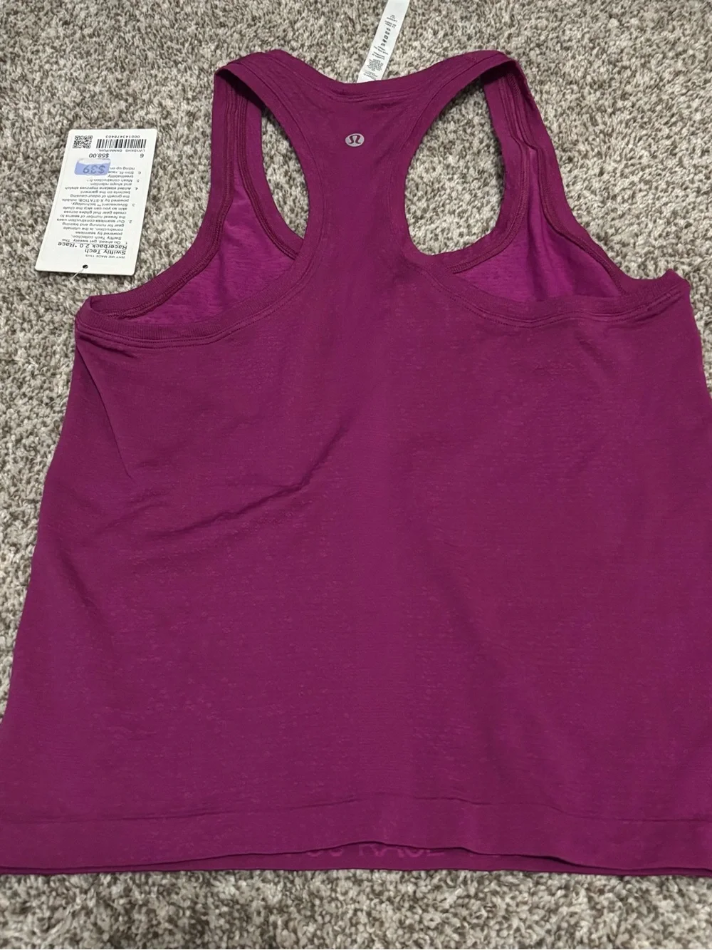 Lululemon Women’s Racerback Tank Top - Berry